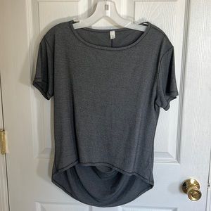 Lululemon grey shirt sleeve athletic shirt